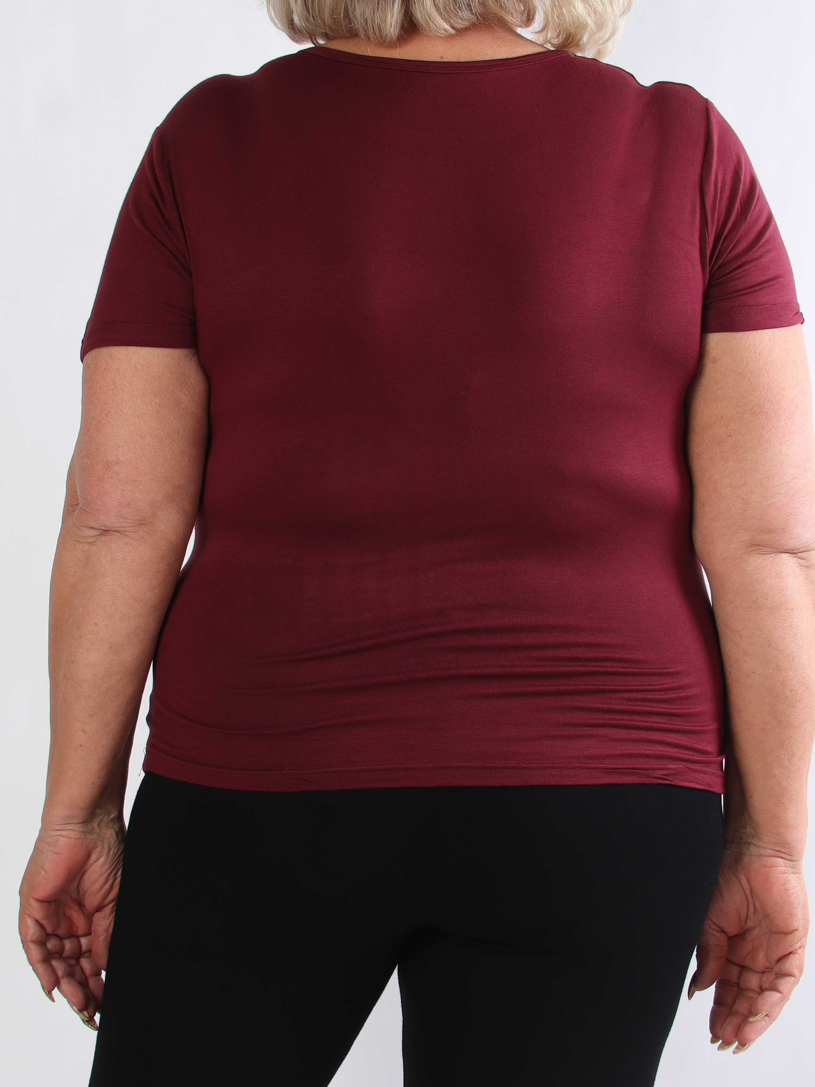 Jenny - Basis t-shirt i blød viskose